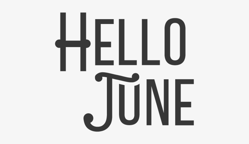 Hello June Refined Slate Square Crop - Hello June Png, transparent png #2187840