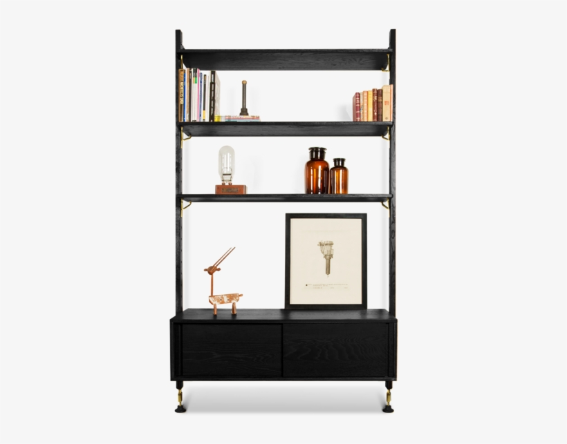 Lowes Solid Oak Etagere Brayden Studio, transparent png #2187992