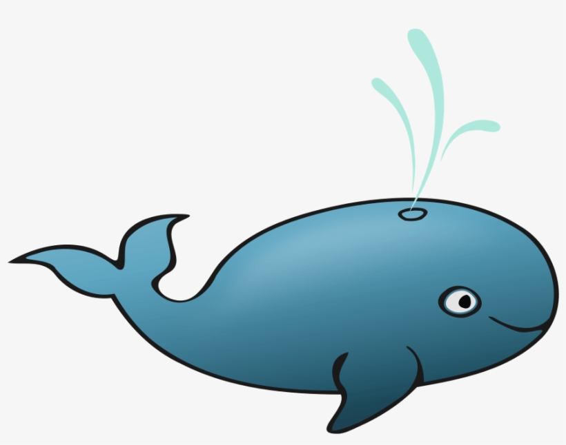 Blue Whale Outline Rooweb Clipart - Clip Art, transparent png #2188045