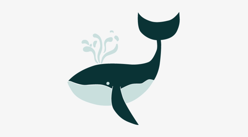 Blue Whale Wall Sticker - La Ballena Azul Png, transparent png #2188095