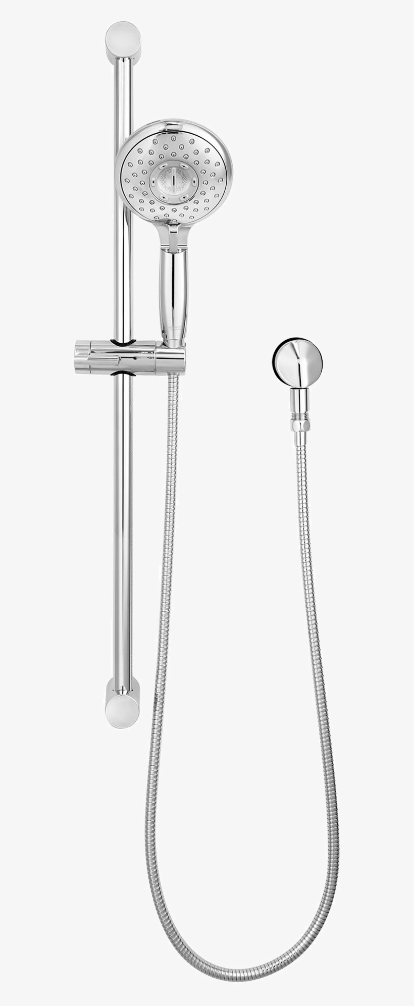 Shower System With Hand Shower And Shower Rail - Shower Head, transparent png #2188152