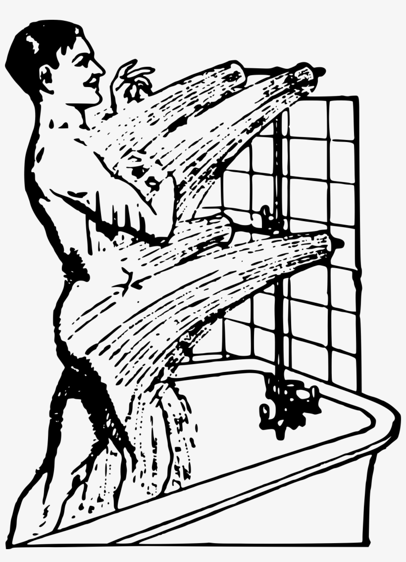 This Free Icons Png Design Of Man In Shower, transparent png #2188309