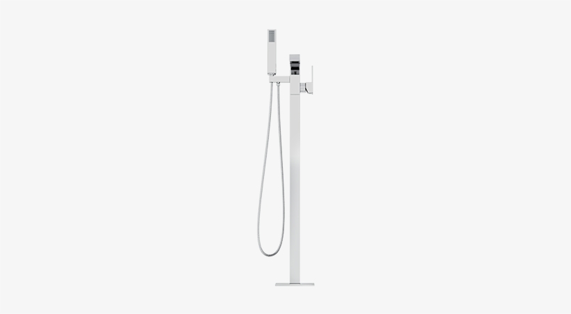 Dewez Modern Floorstanding Bath Shower Mixer Tap, transparent png #2188331