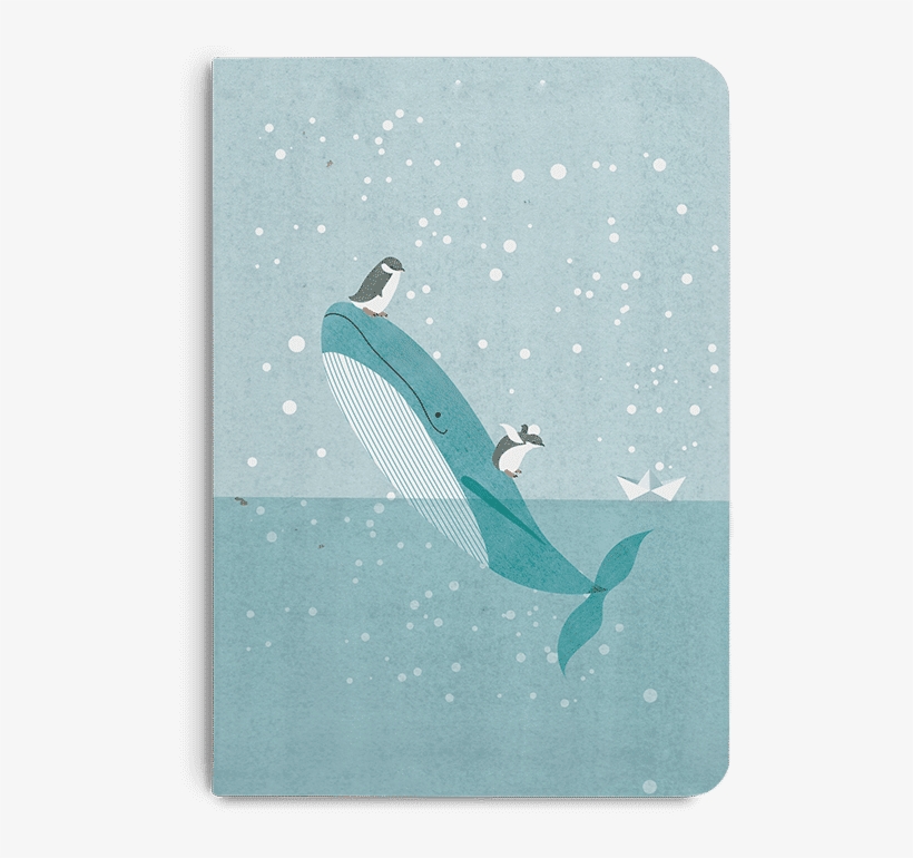 Dailyobjects Blue Whale A6 Notebook Plain Buy Online - Whale Shark, transparent png #2188406