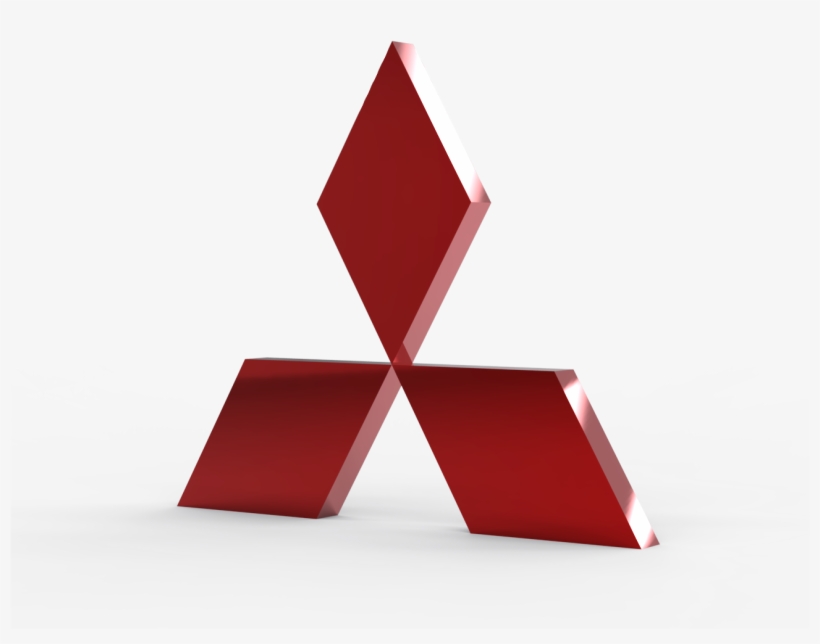Mitsubishi Logo Png Image - Mitsubishi Logo 3d Png, transparent png #2188647