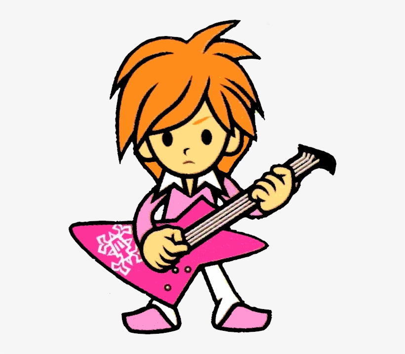 Student Guitarist - Rhythm Heaven Rockers, transparent png #2188648