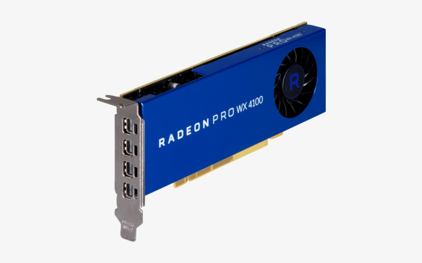 Amd Radeon Pro Wx 4100 4gb Graphics Card - Radeon Pro Wx 2100, transparent png #2189221