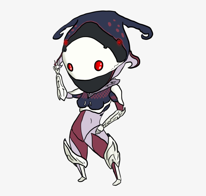 Qfnoqpk - Warframe Mirage Chibi, transparent png #2189559