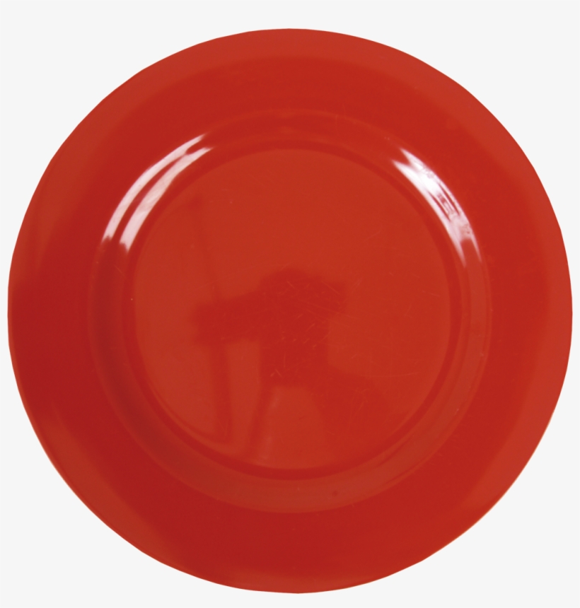 Red Melamine Round Dinner Plate By Rice Dk Vibrant - Melamine Dinner Plate In Red By Rice Dk, transparent png #2190051