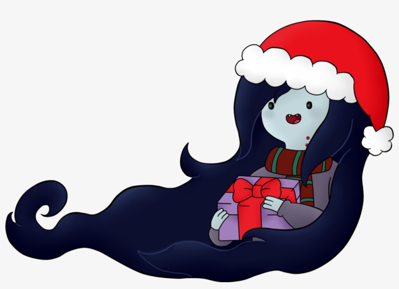 Adventure Time Christmas Drawings - Adventure Time Christmas Marceline, transparent png #2190465