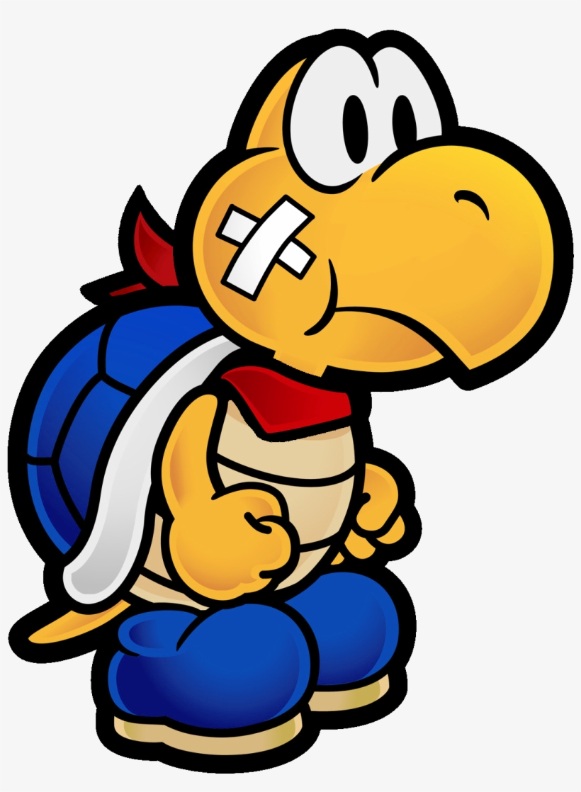 Paper Mario Kooper, transparent png #2190745
