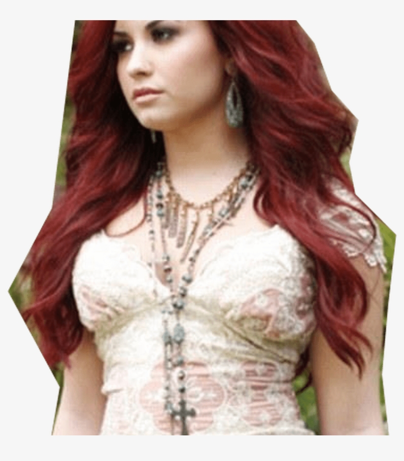 Demi Lovato Red Hair Demi Lovato 634*593 Transprent - Dark Red Hair Demi Lovato, transparent png #2190748