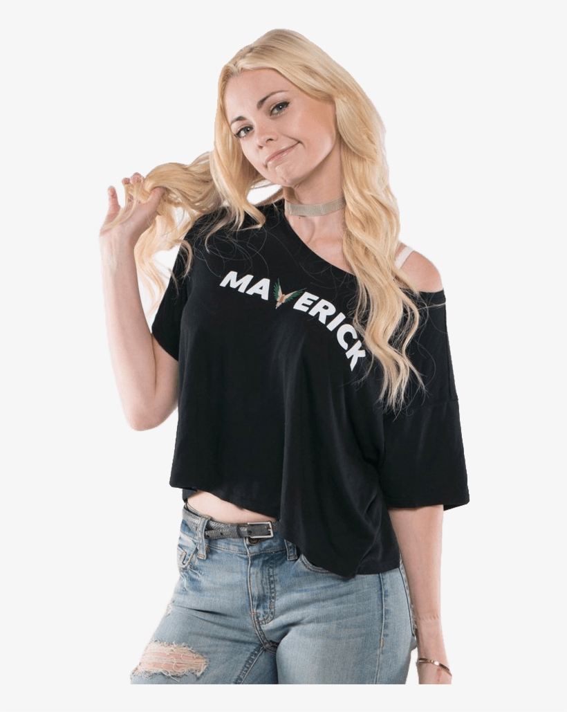 Text Flowy Boxy Tee Be A Beamaverick - Girl, transparent png #2190790
