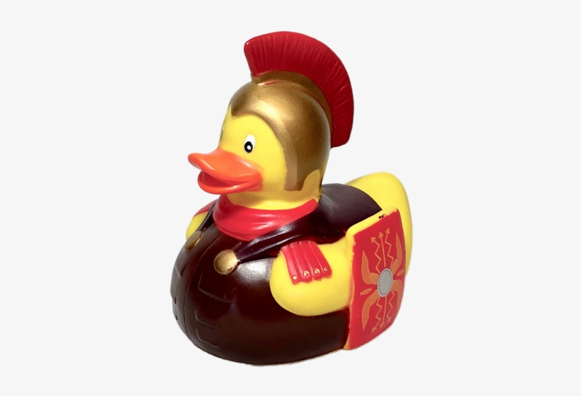 Roman Gladiator Rubber Duck By Yarto - Rubber Duck, transparent png #2191202