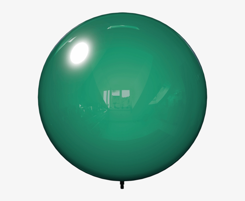18" Dark Green Balloon Bobber Duraballoon Replacement - Balloon, transparent png #2191451