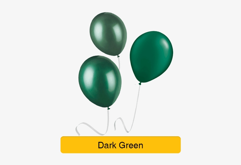 Dark Green Balloons Png, transparent png #2191584