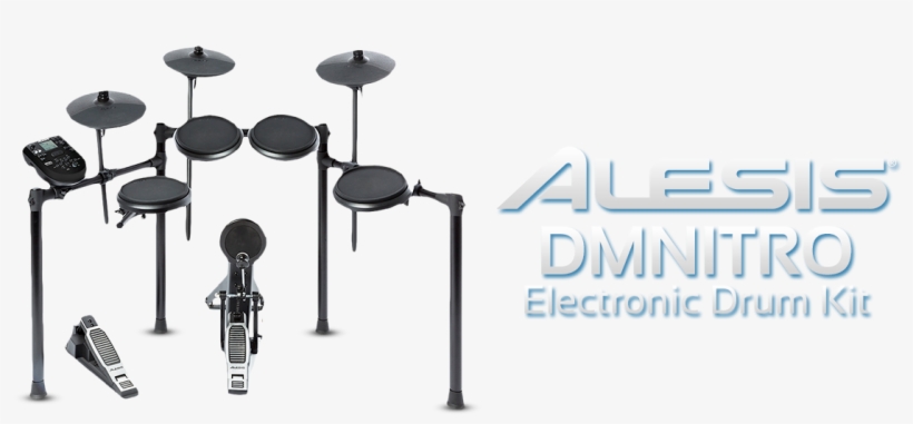 Alesis Dmnitro - Alesis Nitro 8-piece Electronic Drum Kit, transparent png #2191684