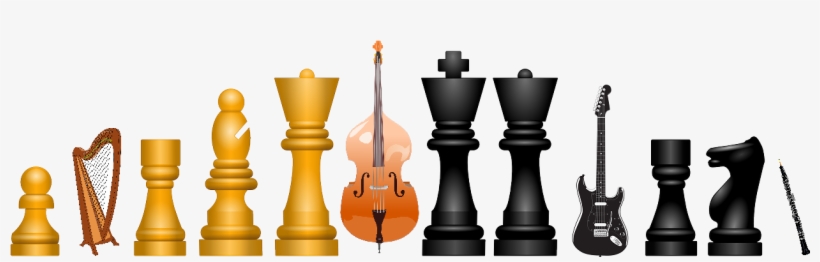 The Chess And Music Blog - Chess Pieces Ornament (oval), transparent png #2191745