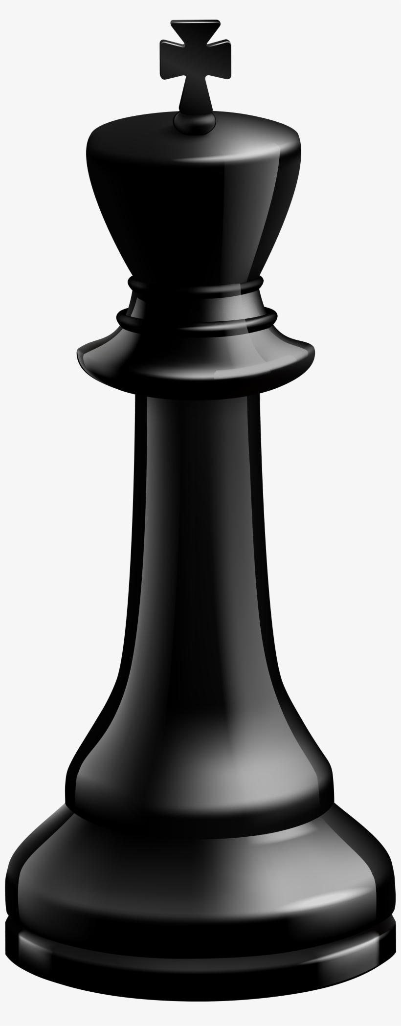 King Black Chess Piece Png Clip Art - King Black Png Chess, transparent png #2191801