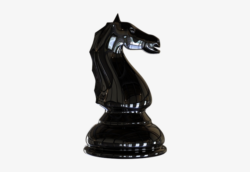 Chess Black Horse, Chess Pieces - Chess, transparent png #2191858