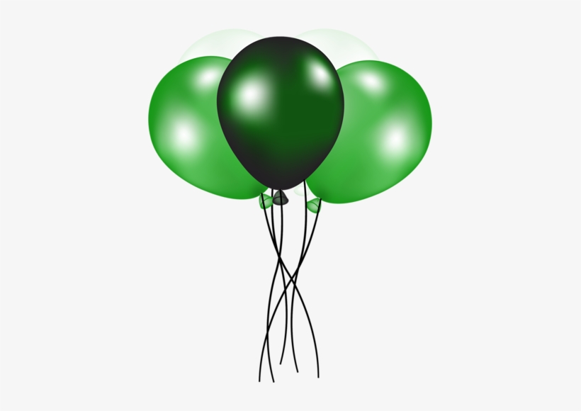 Воздушные Шарики - Transparent Background Green Balloons Png, transparent png #2191918