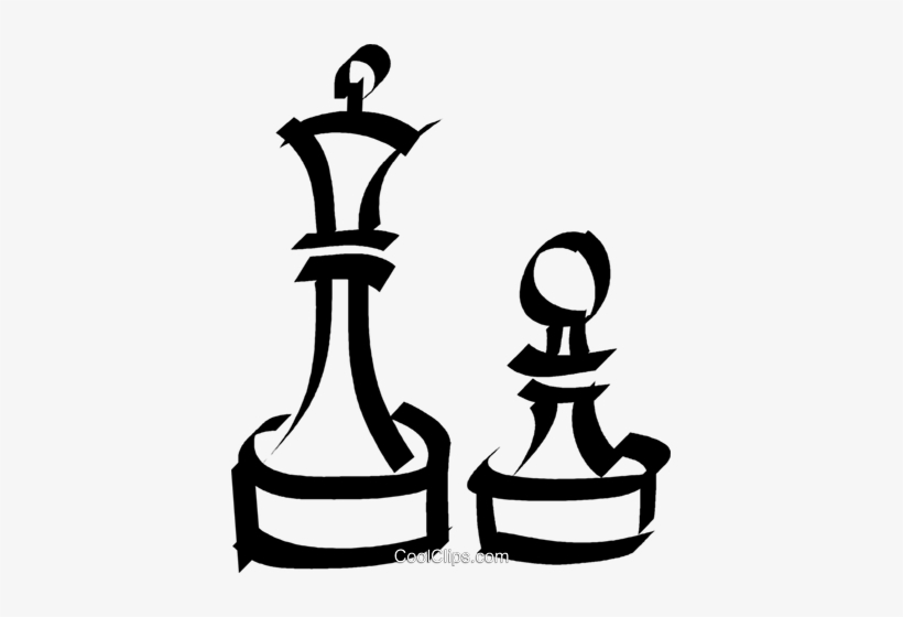 Chess Pieces Royalty Free Vector Clip Art Illustration - Peças