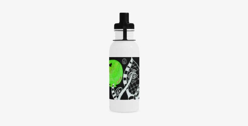 Green Balloon Zendoodle In Night Forest Garden Manchester - Plastic Bottle, transparent png #2191973
