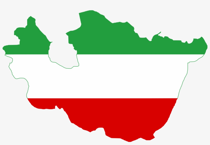 Open - Flag Map Of Iran, transparent png #2192185