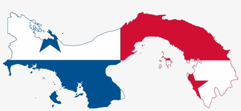 320 × 132 Pixels - Panama Map And Flag, transparent png #2192188
