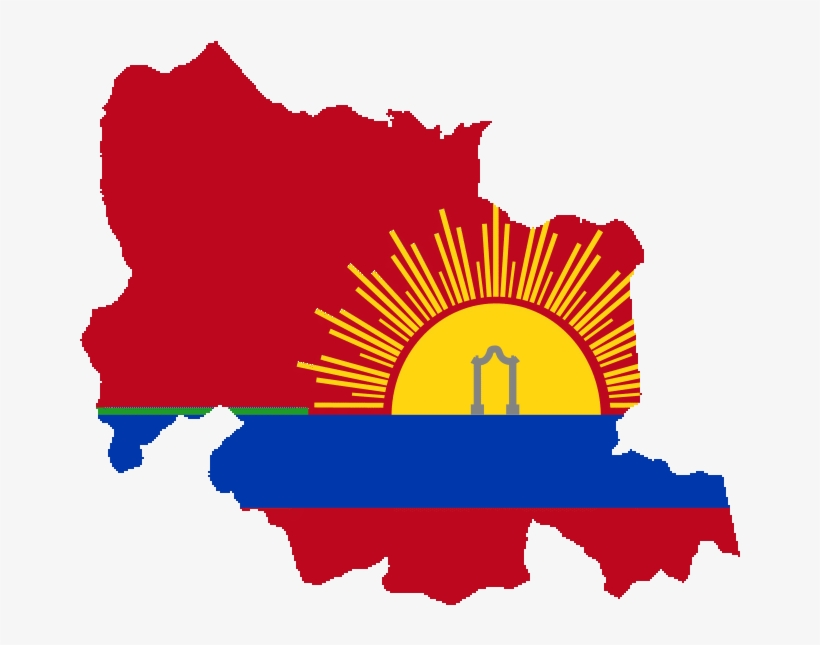 Flag-map Of Carabobo State - Bandera Del Estado Carabobo, transparent png #2192589