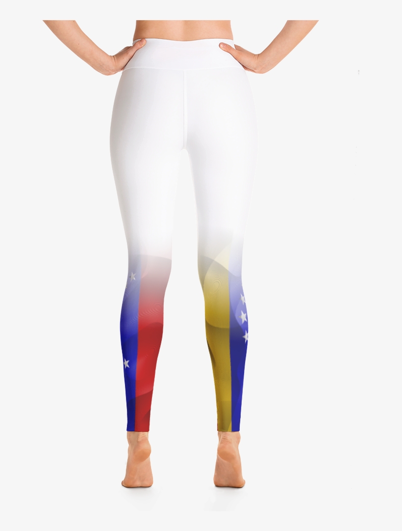 Women's White "organic Venezuela Flag" - Dunkelelfen Skala Mail Rüstung Kostüm Yoga Leggings, transparent png #2192851