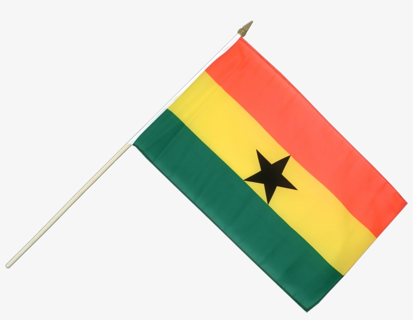 Hand Waving Flag 12x18" - Ghana Flag, transparent png #2193080