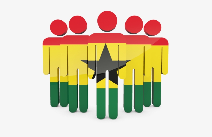 Illustration Of Flag Of Ghana - South African People Png, transparent png #2193103