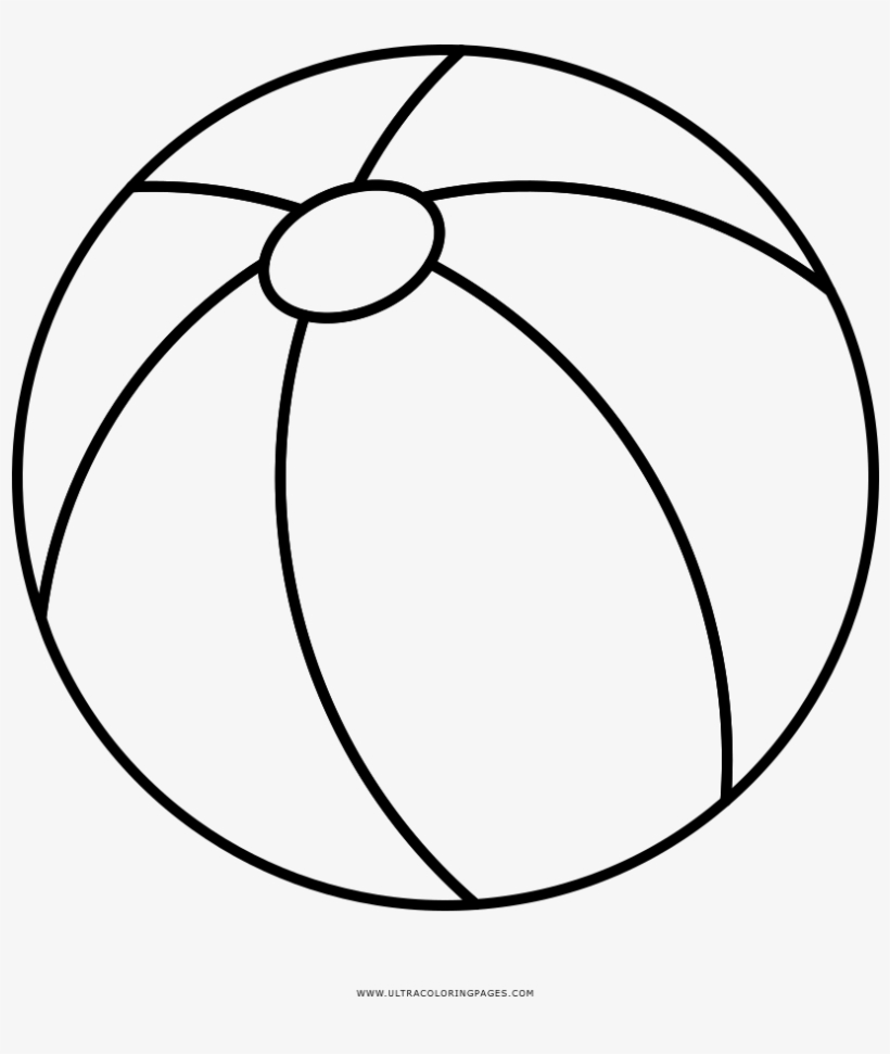 Vector Freeuse Beach Ball Playa Transprent - Ball Drawing Images Download, transparent png #2193210