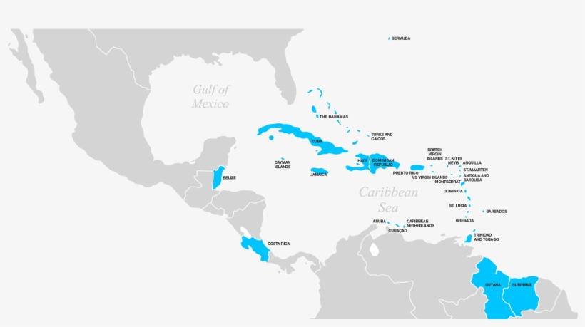 Central America Map Png Library - Mapa De Distribucion De Sciurus Granatensis, transparent png #2193526