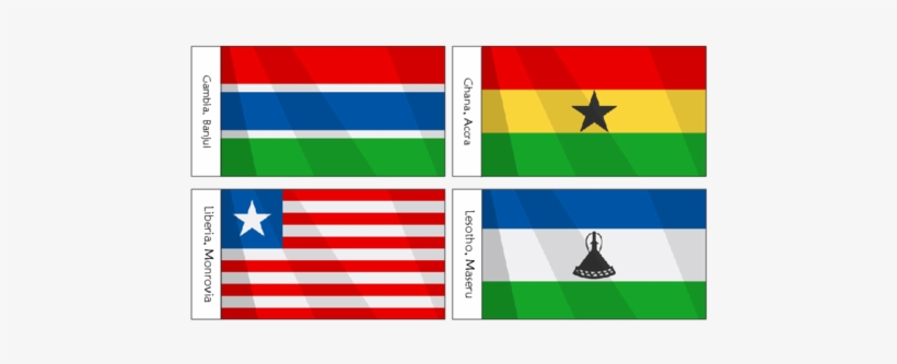 African Flags Printables For Kids Part - Lesotho Flag, transparent png #2193573