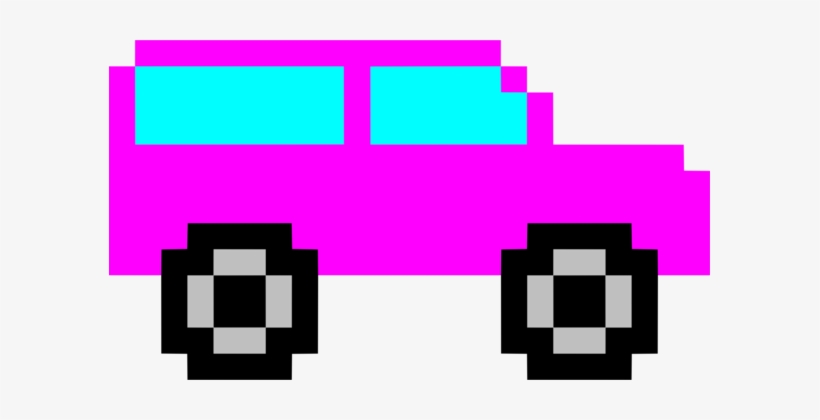 Car Pixel Art Sport Utility Vehicle Pickup Truck - Pixelated Pixel Car Png, transparent png #2193722