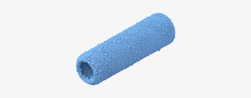 For Semi-rough Surfaces - Tunturi Yoga Foam Grid Roller - Ø 13 Cm - 33 Cm, transparent png #2193928