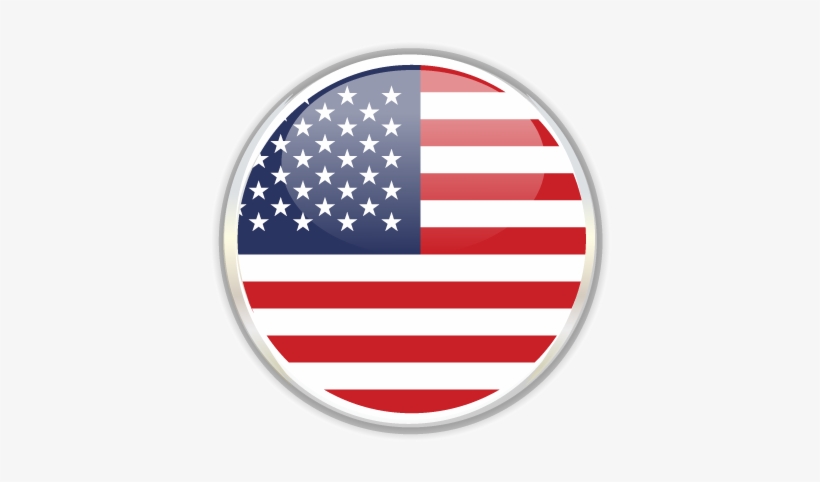 Flag Of Usa For English Idioma Español - English Arabic Language Icon, transparent png #2194229