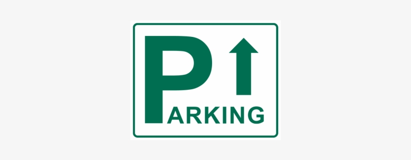 Arrow Up Parking Lot - Parking Arrow Sign, transparent png #2194535