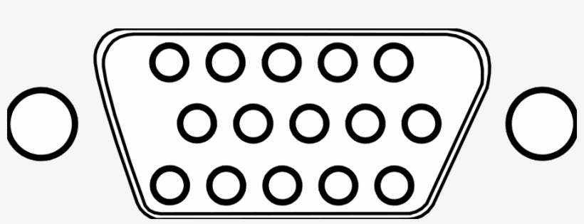 Vga Connector With 15 Poles / Pins Png Images 600 X, transparent png #2194566
