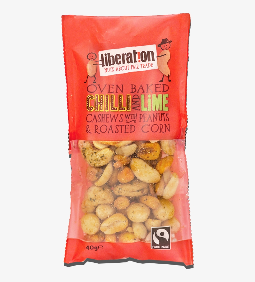 Liberation Oven Baked Chilli & Lime Cashews With Peanuts - Liberation Peanut Butter - Crunchy - 340g, transparent png #2194568