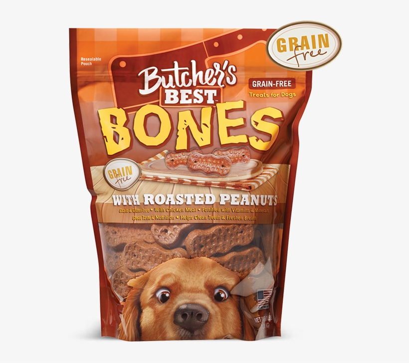 Butcher's Best Bones<sup>tm</sup> With Roasted Peanuts - Butchers Best Dog Food, Savory Stew - 16 Lb, transparent png #2194776