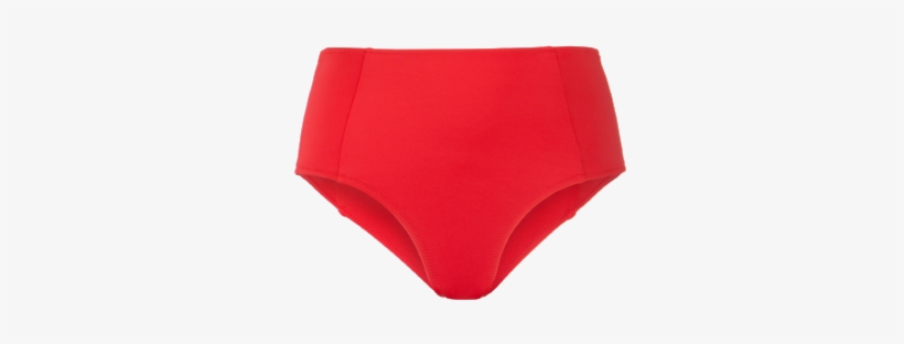 The High Waist In Tomato Red - Briefs, transparent png #2194874