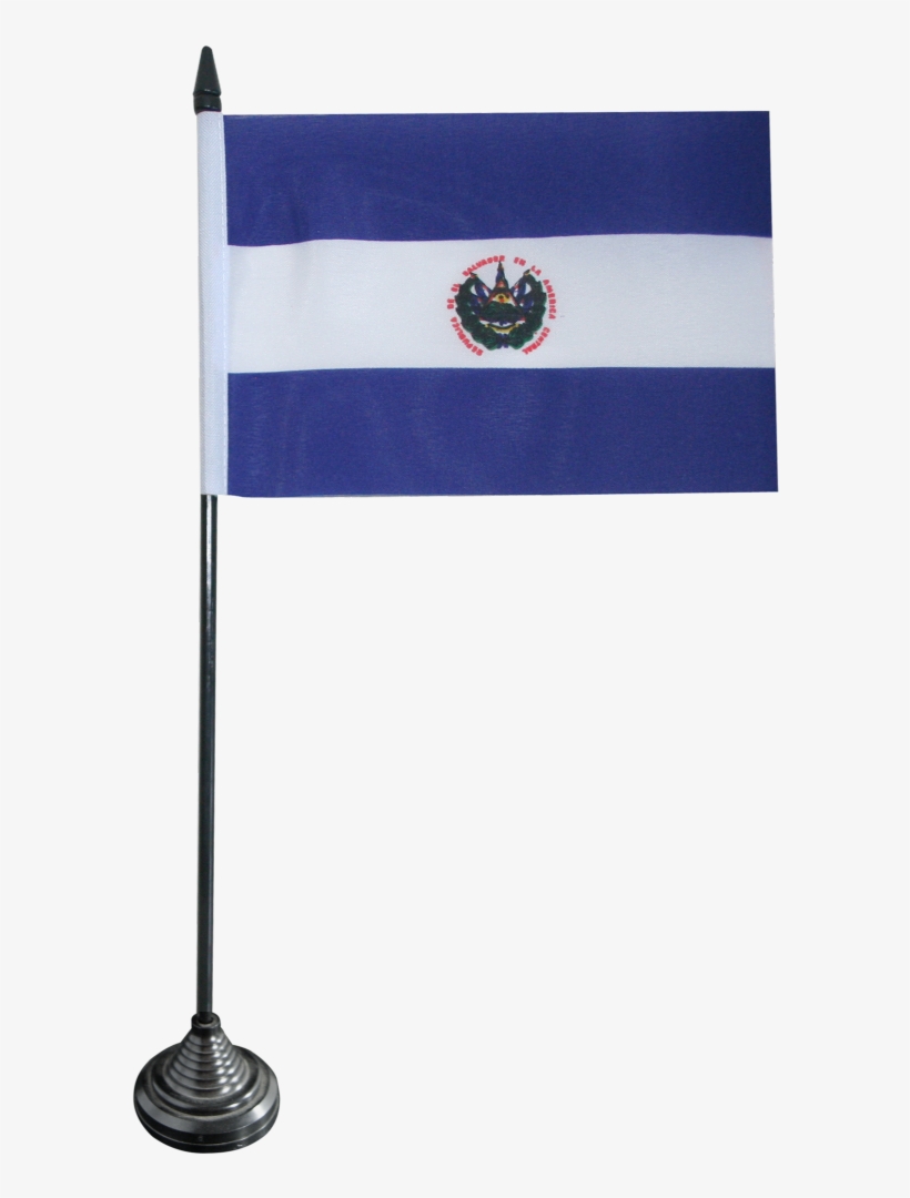 El Salvador Table Flag - El Salvador Table Flag 10cm X 15cm, transparent png #2194934