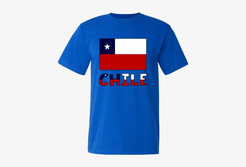 Chile Flag And Name In Colors American Made T-shirt - Chile Flag And Word Charm Bracelets, Adult Unisex,, transparent png #2195188