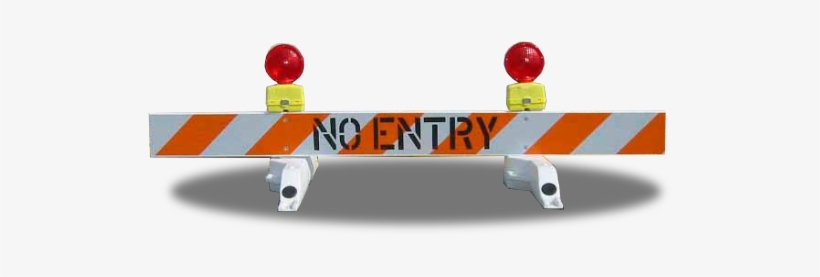 Picture Of 8ft Taxiway "no-entry" Safety - Barricade Safety, transparent png #2195547