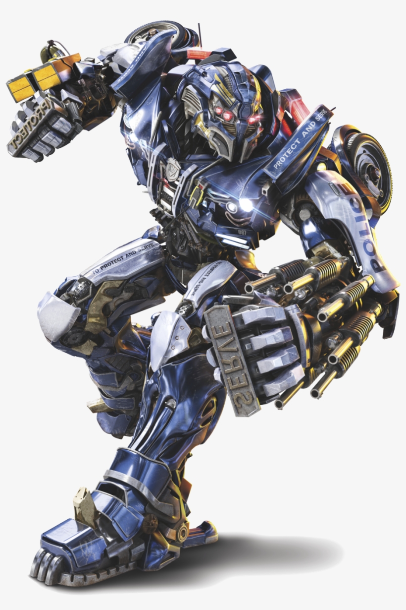 1490038469 T5 Tier2 Barricade Primary Large 300dpi - Barricade Transformers The Last Knight, transparent png #2195590