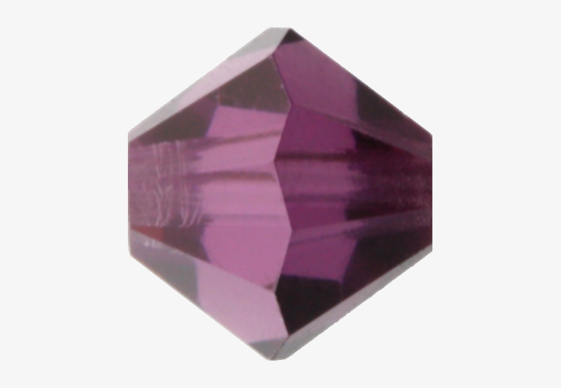 Amethyst Satin Crystal Bead - Bead, transparent png #2195638