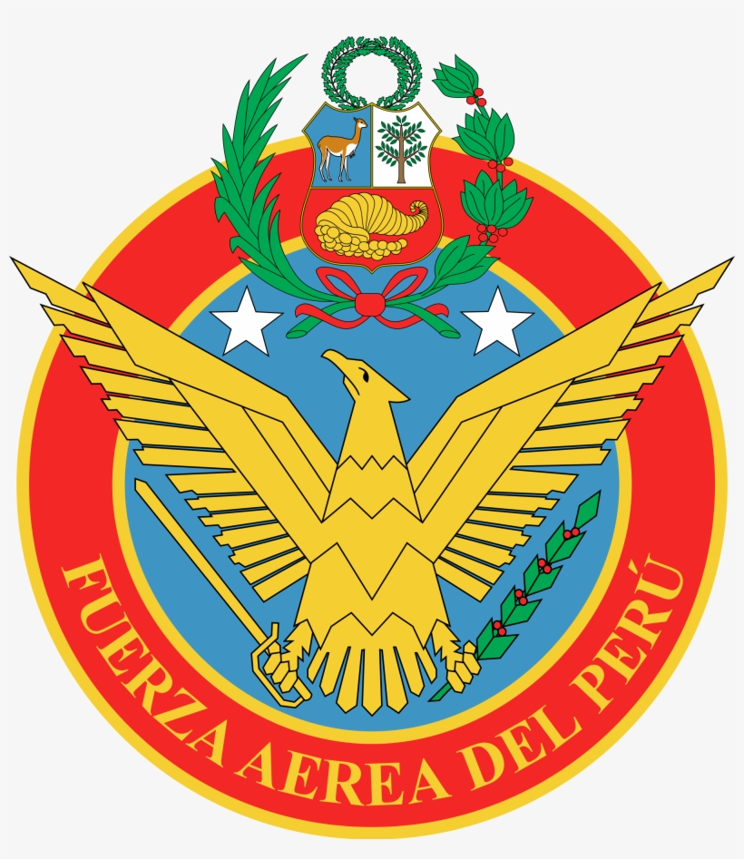 Emblem Of The Peruvian Air Force - Peruvian Air Force Logo, transparent png #2195639